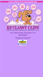 Mobile Screenshot of k9classyclips.com